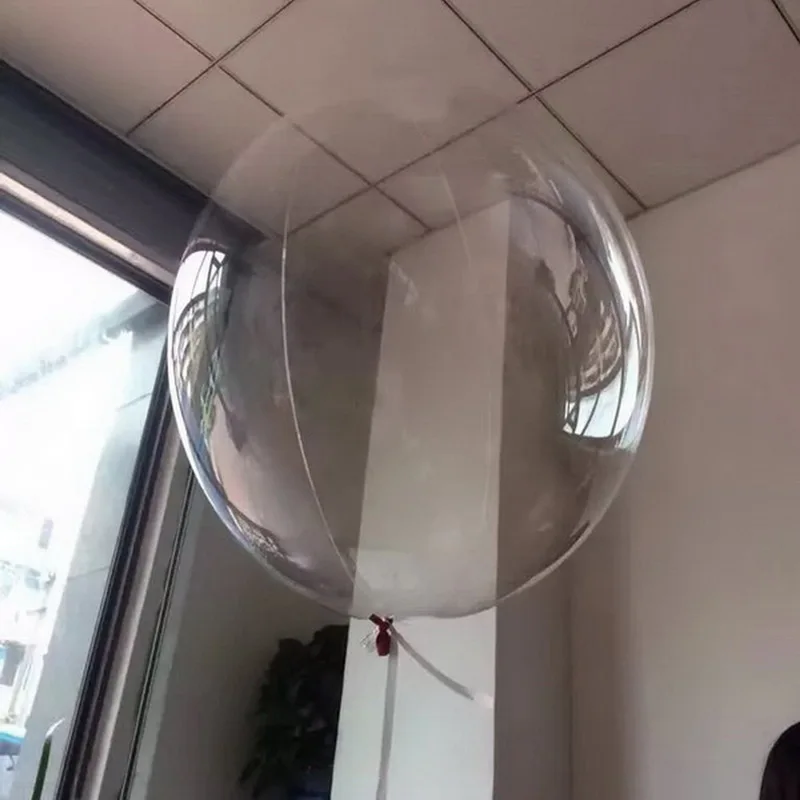 Горячая 18 Дюймов прозрачный морщины шар баллоны с гелием Globos день рождения