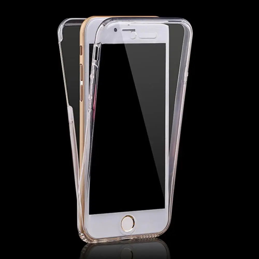 Haweel For iPhone 6&amp6s / 7 8 Cover 0.75mm Double-sided Ultra-thin Transparent TPU Protective Case for 6/ 6s 7/ Plus | Мобильные
