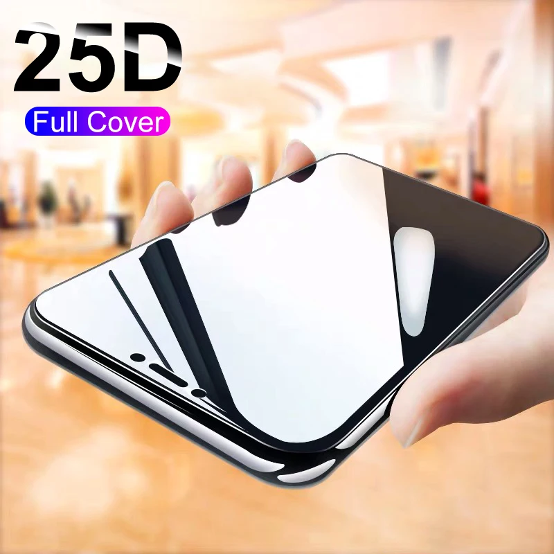 25D полное покрытие защитное стекло на Iphone 7 6 6s 8 Plus X Xs Max Xr на Iphone 11 Pro макс. Закаленное стекло протектор экрана