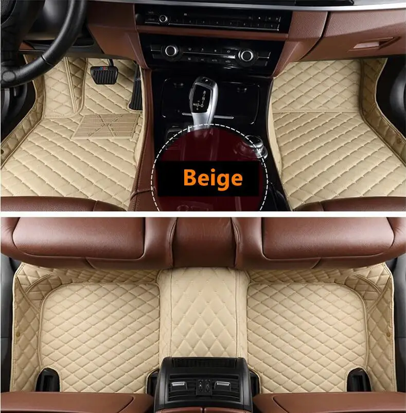Автомобильный напольный коврик для LAND ROVER FREELANDER 2 LR2 2005 2016 коврики ног кожаные