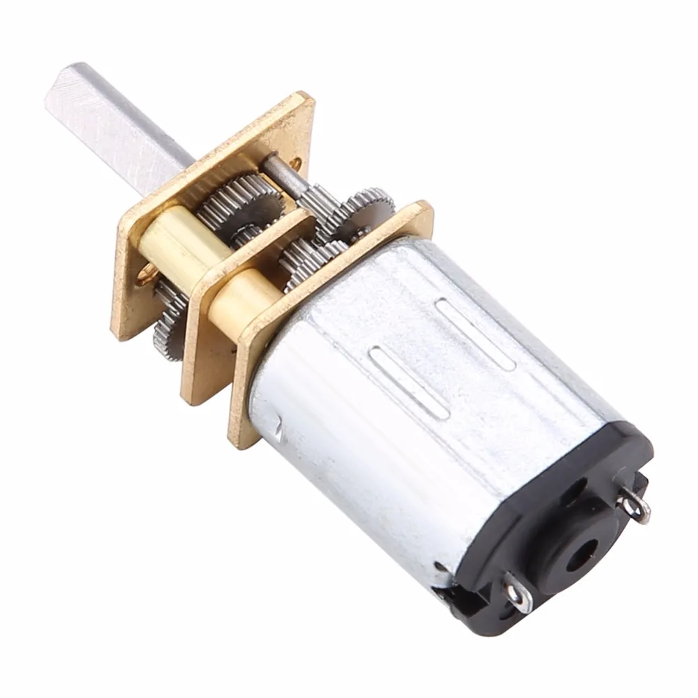 Мотор-редуктор DC металлический мини микро-редуктор Moter 6V 50 100 150 200 300 об/мин для радиоуправляемого робота модель игрушки