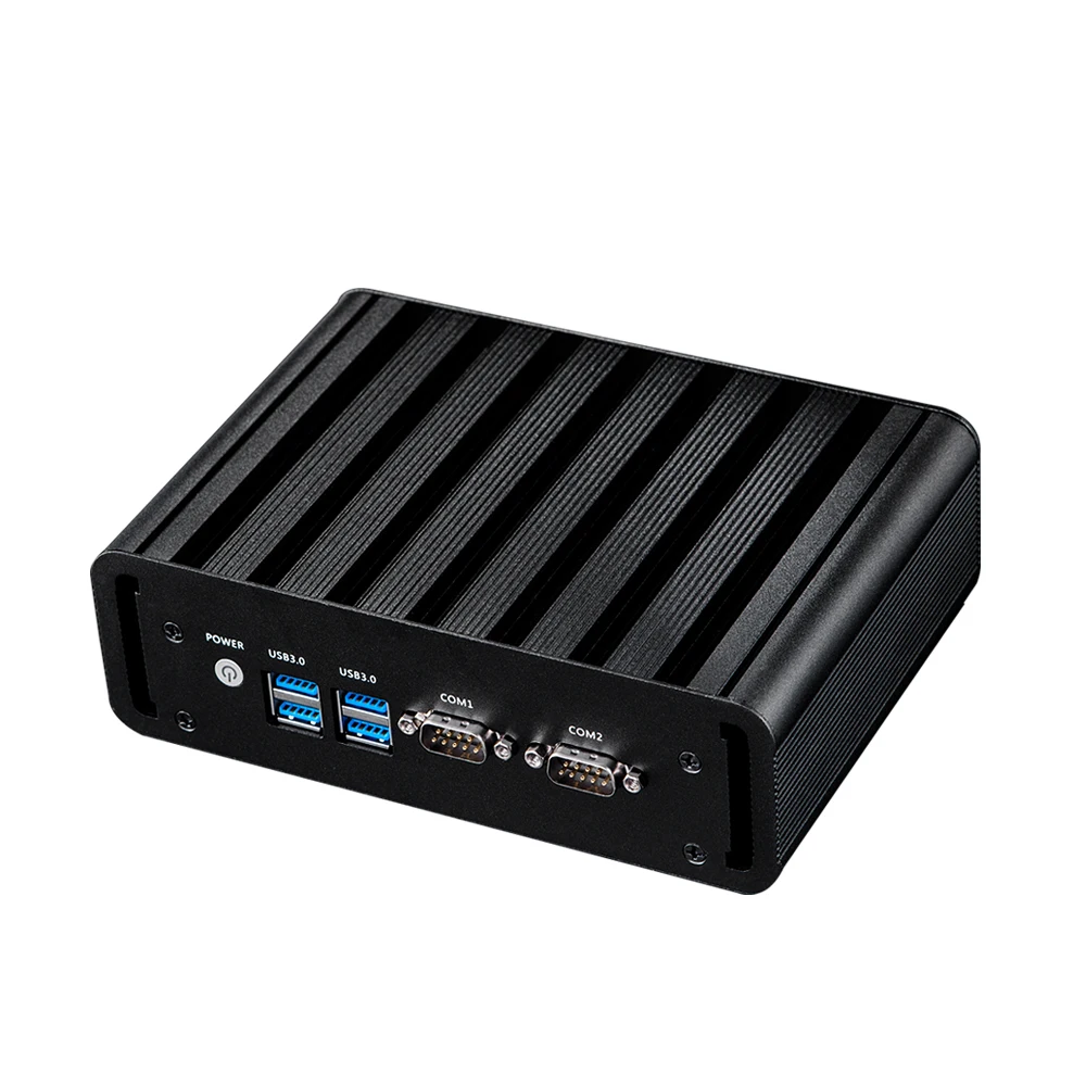 Мини компьютер двойной LAN ПК 2 * COM Core i7 5500U i3 5005U i5 5200U Windows 10 последовательные порты