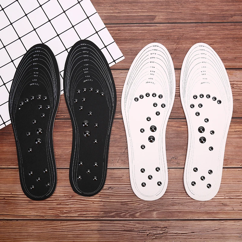 Магнитный Массажер для терапии ног 1 пара стельки похудения память хлопок мужчин