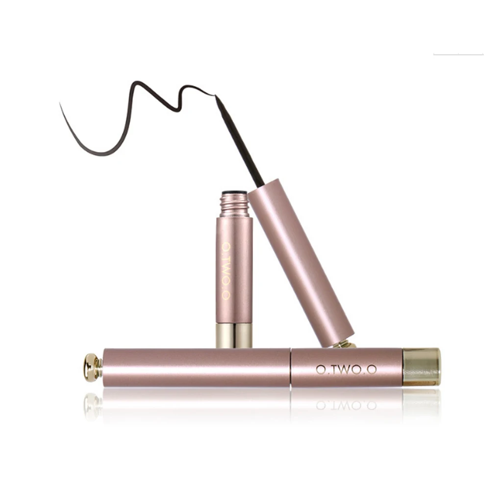 O. TWO. O черная стойкая водостойкая жидкая подводка для глаз Подводка карандаш