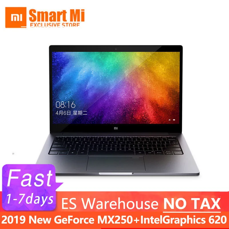 Ноутбук Xiaomi Mi Air 13 3 дюйма английский язык Win10 MX250 двойная дискретная карта Intel i5/i7 8
