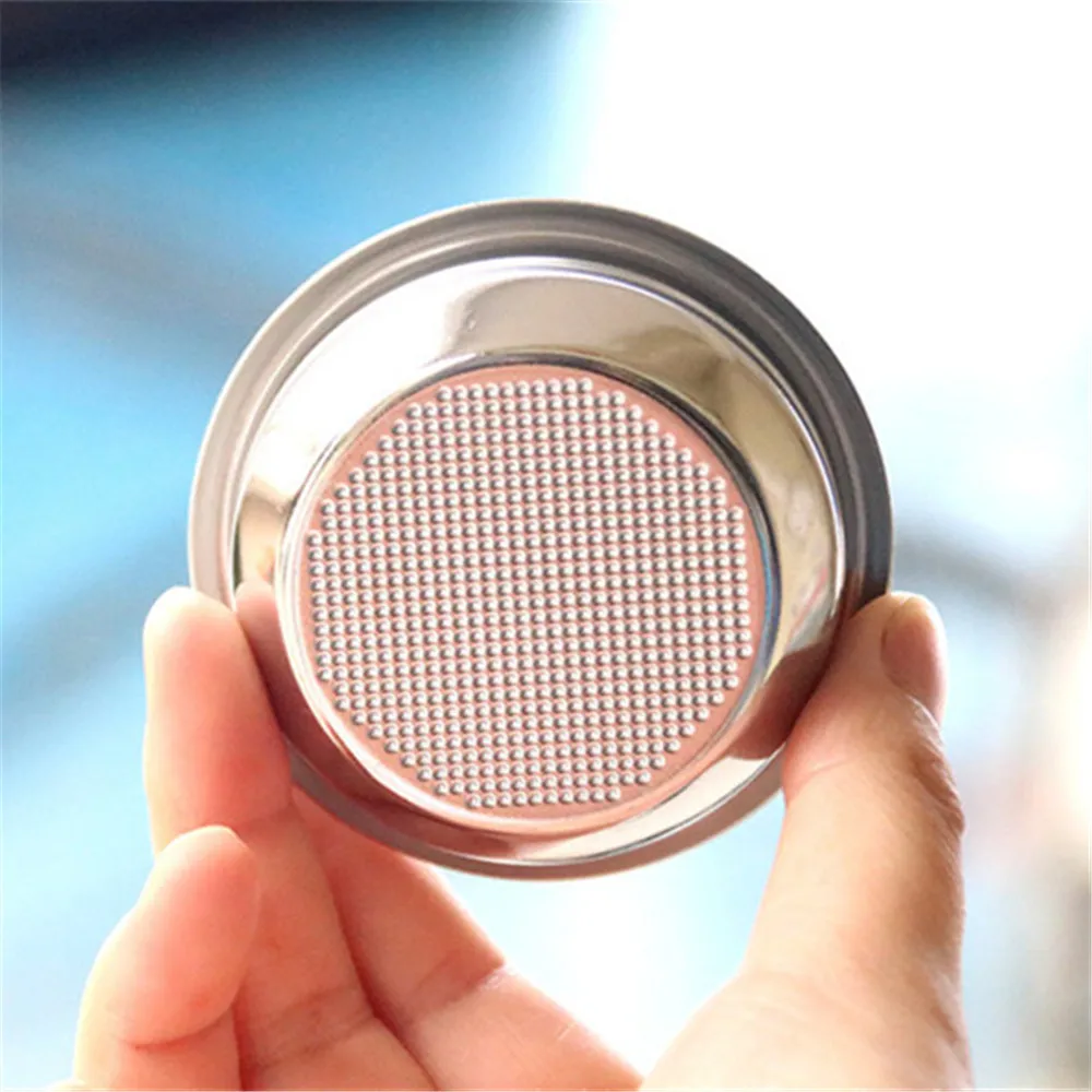 

Stainless Steel 58mm Coffee Filter Basket for Espresso Coffee Machine Accessories 18 Gram Double Powder Bowl 7 Gram Single Bowl