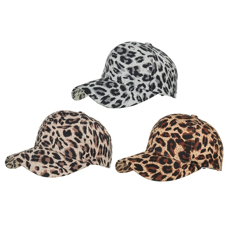 Модная Повседневная Кепка для лагеря с леопардовым принтом гепарда кепка в стиле