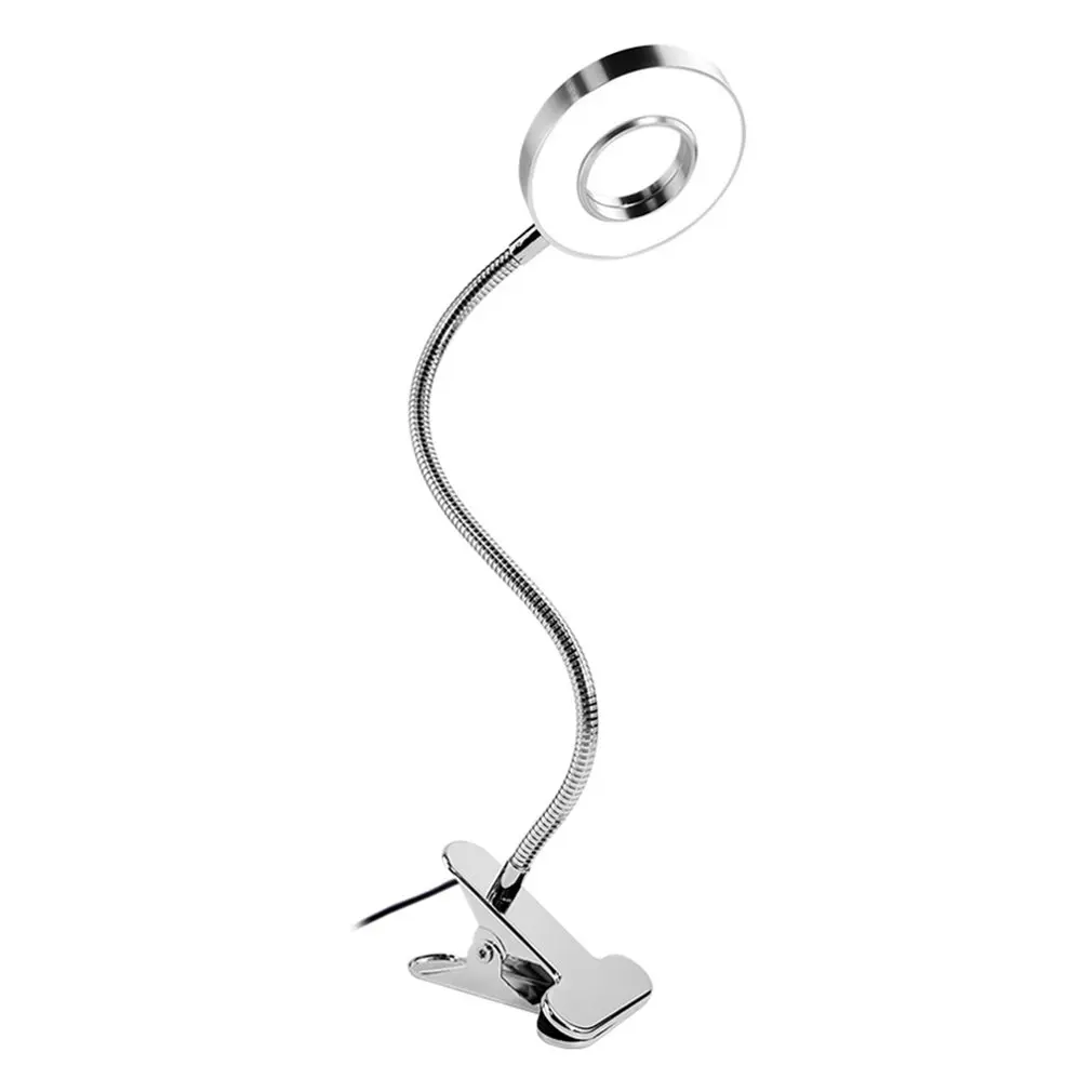 

Creativity Practical Eyebrow Beauty Clip Lamp Bendable Eye Protection LED Adjustable Brightness Table Lamp