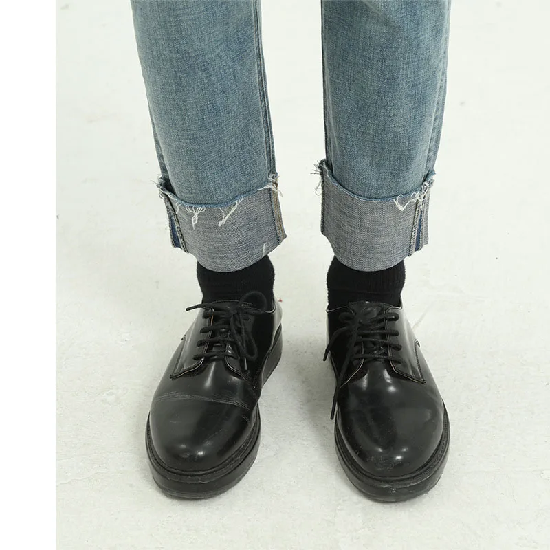

Men Slim Fit Casual Ankle-length Jeans Pant Male Japan Korea Style Streetwear Vintage Denim Trousers Pants