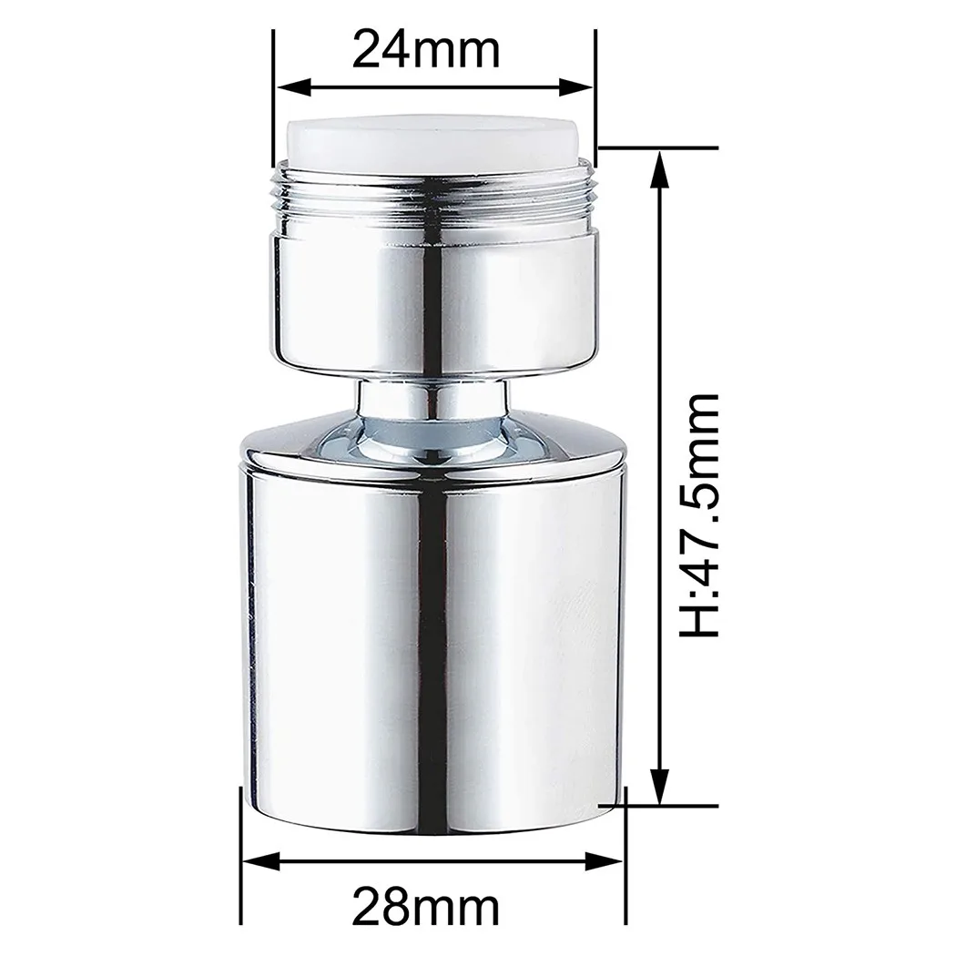 kitchen faucet aerator 360 degree swivel tap water diffuser 24mm m24 male thread bathroom water filter nozzle bubbler mixer free global shipping