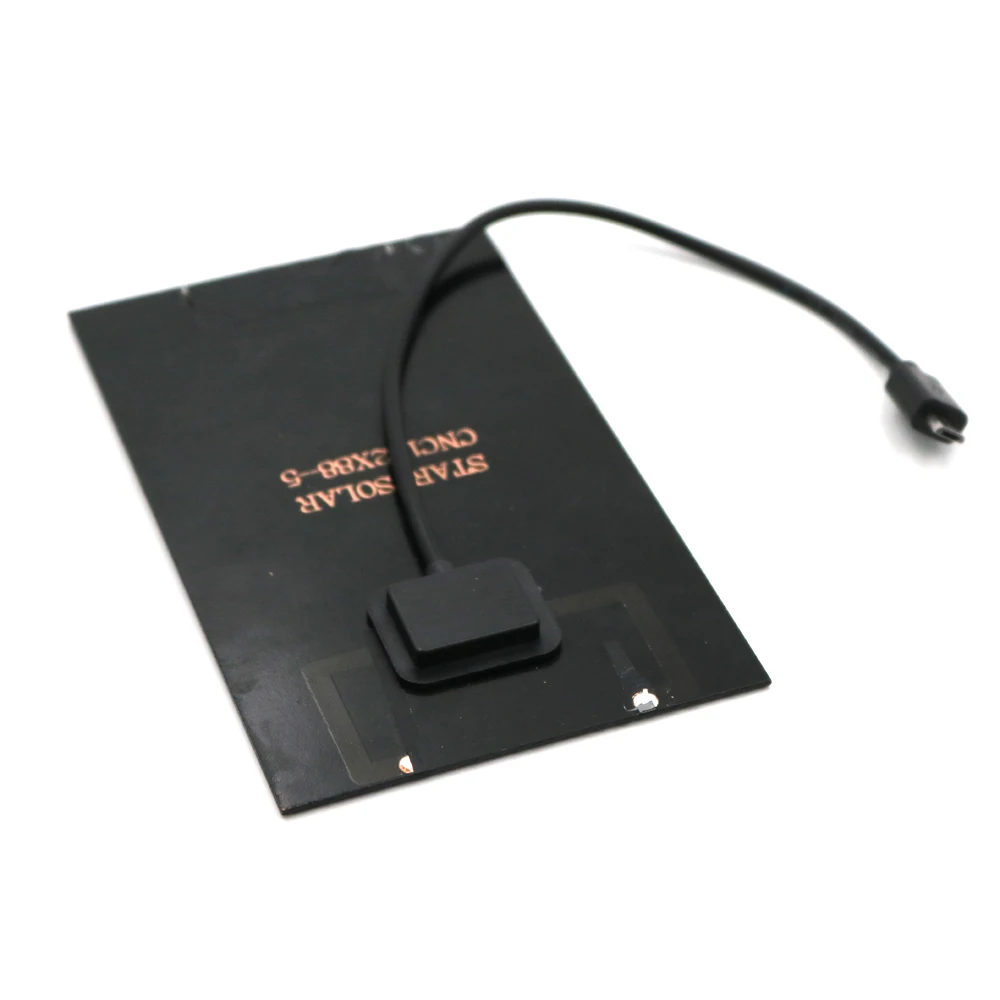 Micro USB Android солнечная панель 2 Вт 5 В зарядное устройство с солнечной батареей