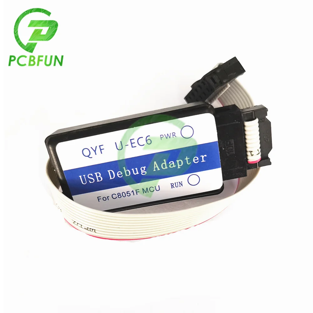 C8051F Эмулятор загрузчика программатор JTAG/C2 U-EC6/EC3 USB отладочный адаптер 3 V-5V C8051F00