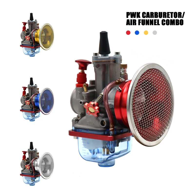 

Pwk carburetor + 50mm air filter with mesh kit