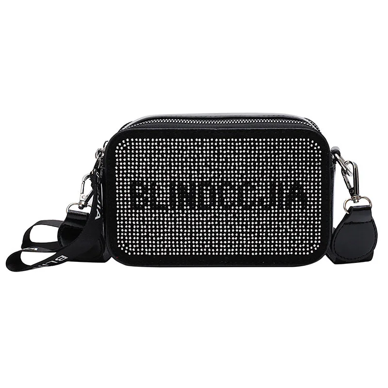 

Simple Fashionable Women Shoulder Bag Luxury Designer Brand Messenger Bag Personality Diamond-Studded Ladies Handbag And Wallet