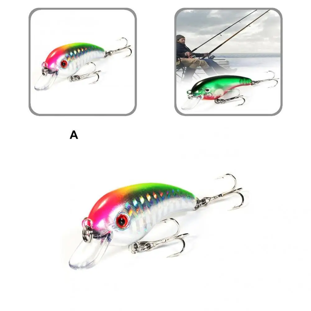 

3D Eyes Accessory Stronger Bicyclic Rings Crank Lure for Freshwater