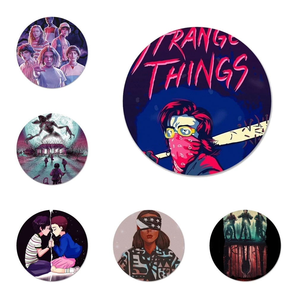 Очень странные дела демогоргон значок брошь заколка аксессуары для одежды