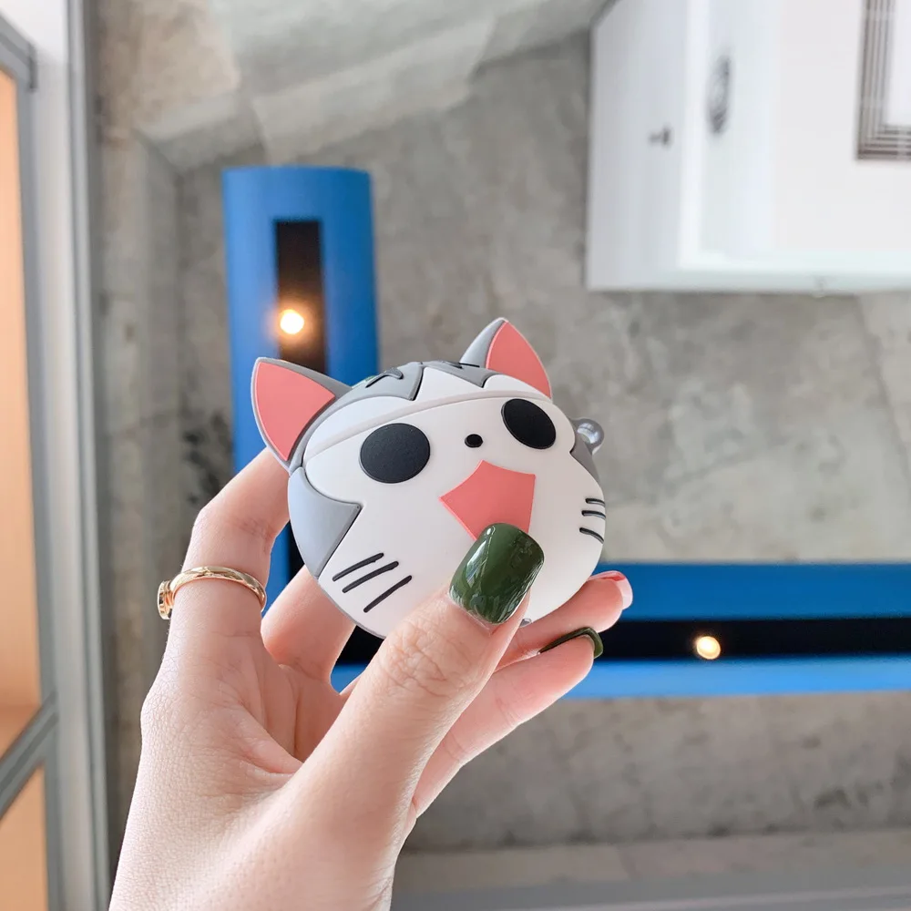 CHI 3D мягкий силиконовый милый домашний мультяшный чехол для Airpods милый подарок для Apple Airpods2 Bluetooth наушники чехол