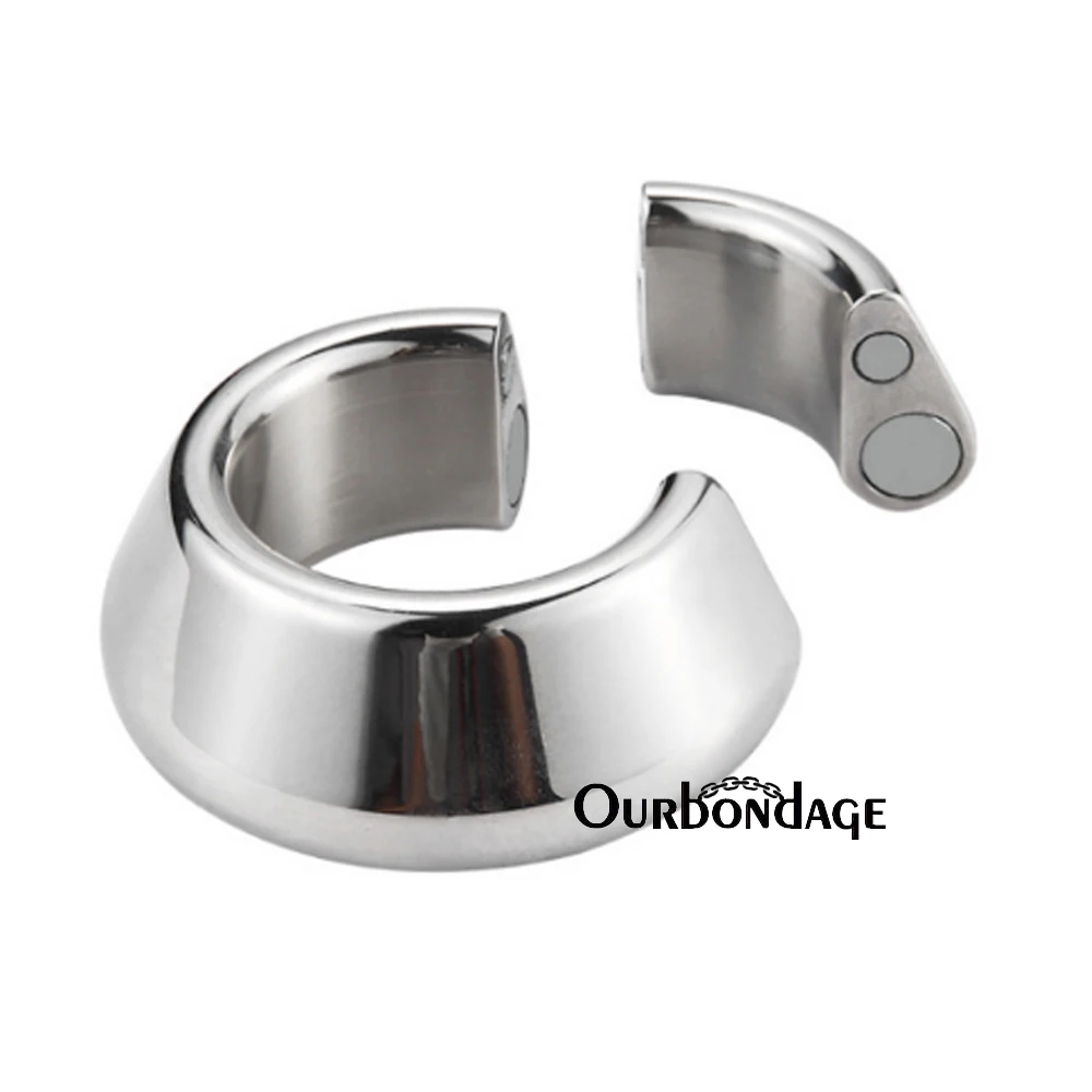 Бандаж из нержавеющей стали сверхмощное кольцо на член шарик Растяжитель веса