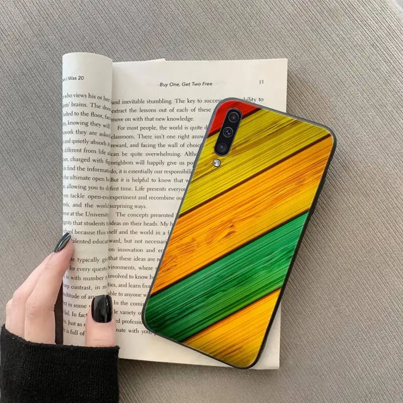 

Wooden Style colorful pattern Phone Case For Samsung galaxy A S note 10 7 8 9 20 30 31 40 50 51 70 71 21 s ultra plus