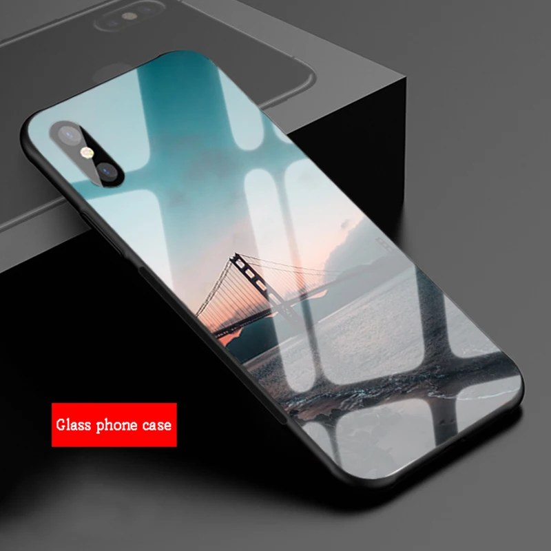 Чехол с закаленным стеклом для iphone 12 11 Pro Max 5 6 7 8 X XS XR XSMax | Мобильные телефоны и