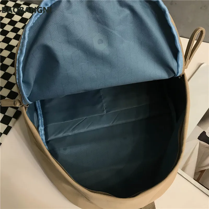 

Fashion Backpack Canvas Women Backpack Anti-theft Shoulder Bag New School Bag For Teenager Girls School Backapck Female