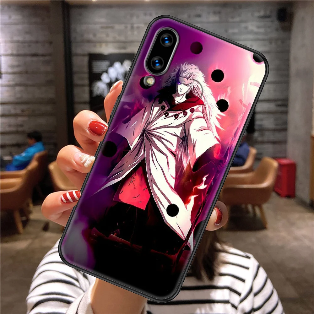 

Madara Uchiha Narutos Phone case For Huawei Honor 6 7 8 9 10 10i 20 A C X Lite Pro Play black soft coque 3D prime painting cover