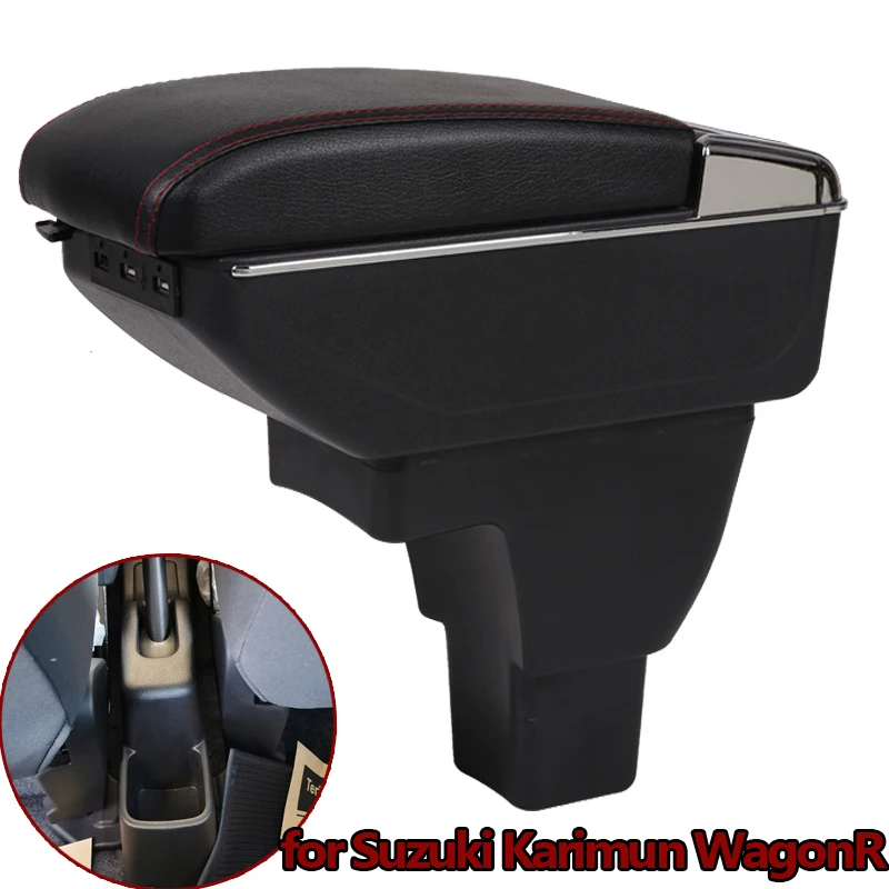Для Suzuki Karimun WagonR подлокотник коробка GM Автомобильная центральная консоль Caja