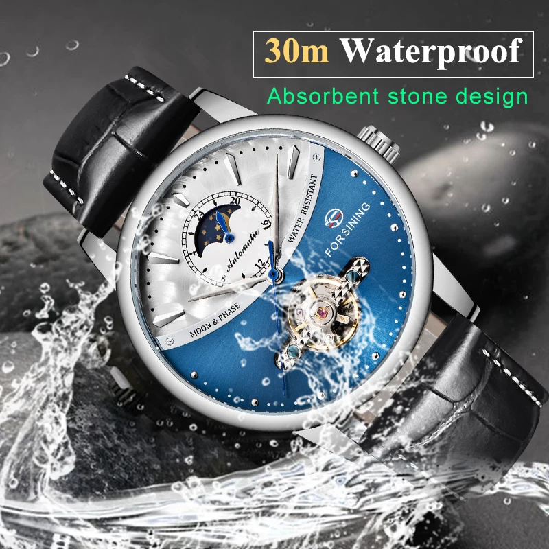 Часы наручные Forsining Мужские механические роскошные брендовые Классические