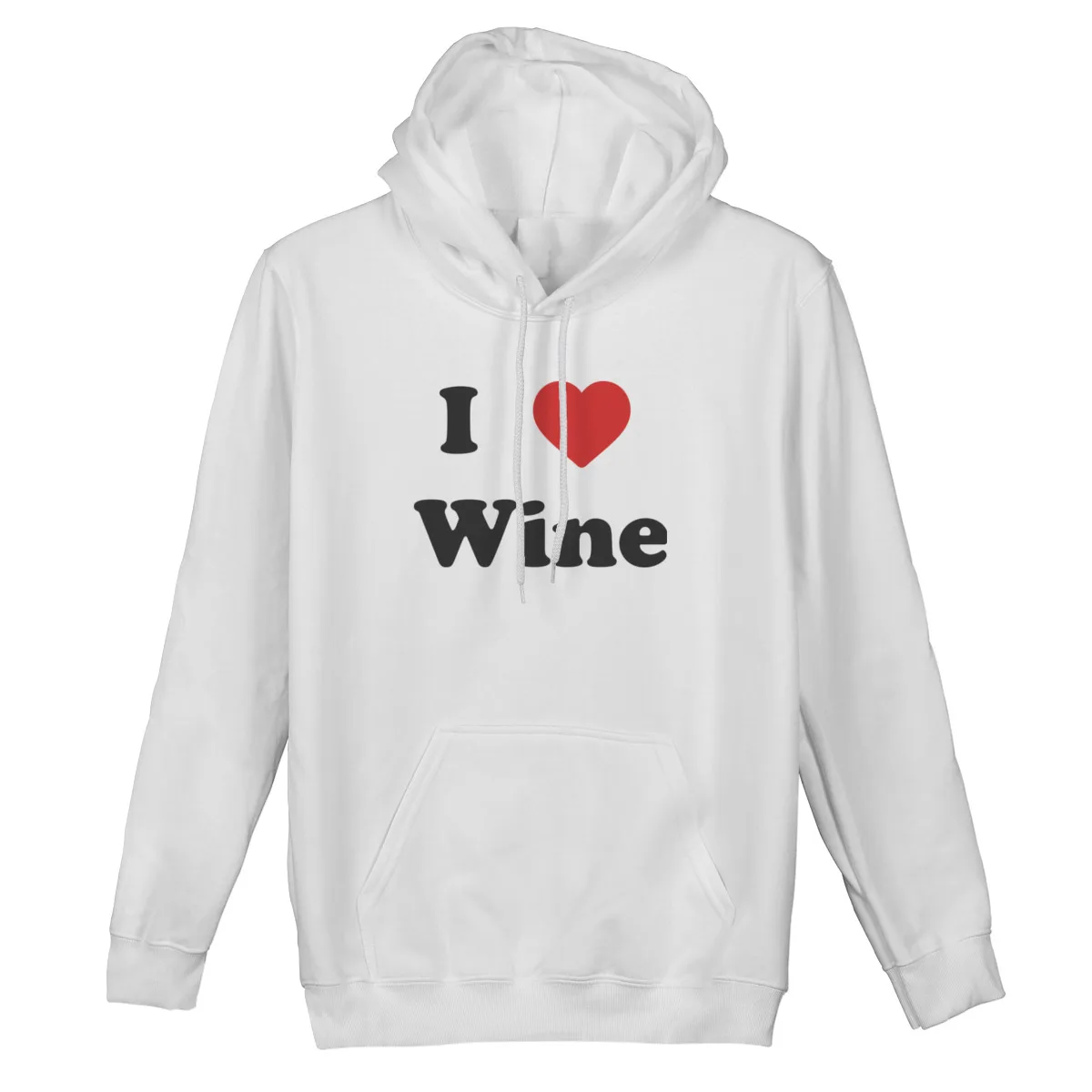

Men's Hoodie I love wine teeOversized Streetwear Top quality Hip-Hop Hood Men Clothing 41271