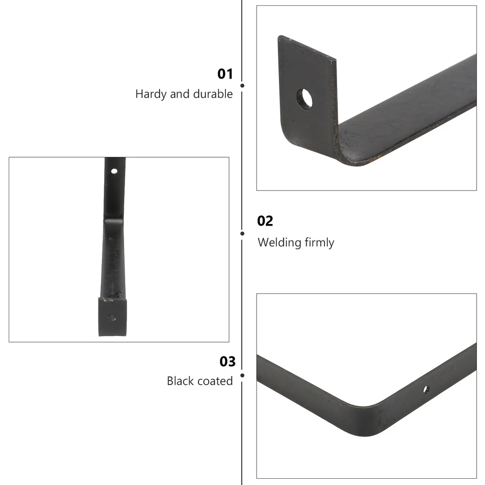 

2Pairs Flower Boxes Bracket Creative Planter Hook Hanging Plant Brackets