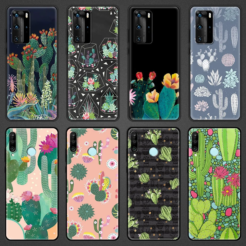 

Silicone Case for Huawei P10 P20 Pro P30 P40 Lite E P40 Pro Plus P Smart Z 2021 Luxury Soft Phone Shell Cute Cartoon Vactus
