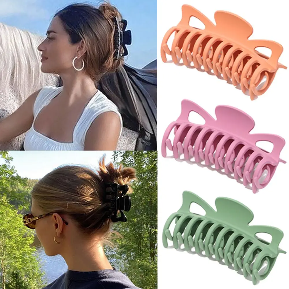 

Women Hair Claws Large Hairpins Strong Hold Non Slip Hair Clip Simple Elegant Ponytail Girls Hair Accessories
