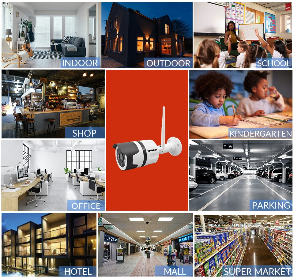 

2MP WIFI IP Camera Outdoor Wireless Wi-Fi Security Surveillance Waterproof Yoosee Wi Fi 1080P IP Camera Two Way Audio Camara Cam