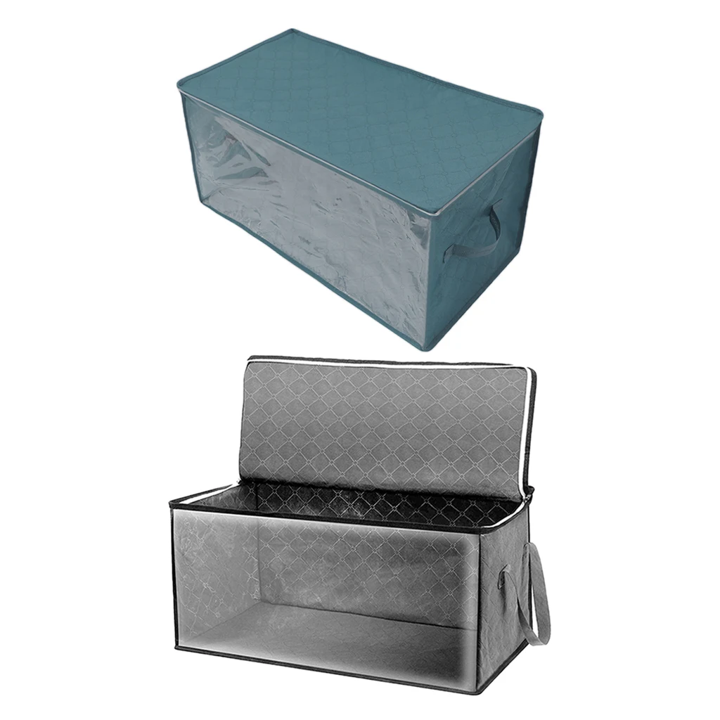 

under-Bed Clothes Storage Bag Foldable Organizer Container for Blankets Quilts