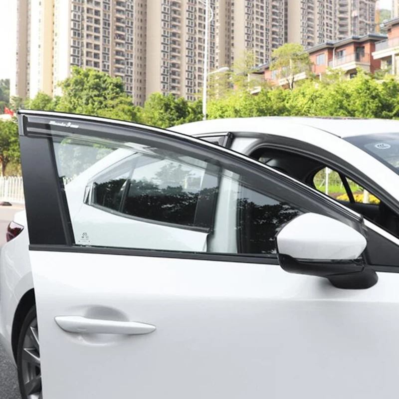 CEYUSOT для Mazda 3 козырек окна седан боковой солнцезащитный дождь Mazda3 Axela 4 шт.