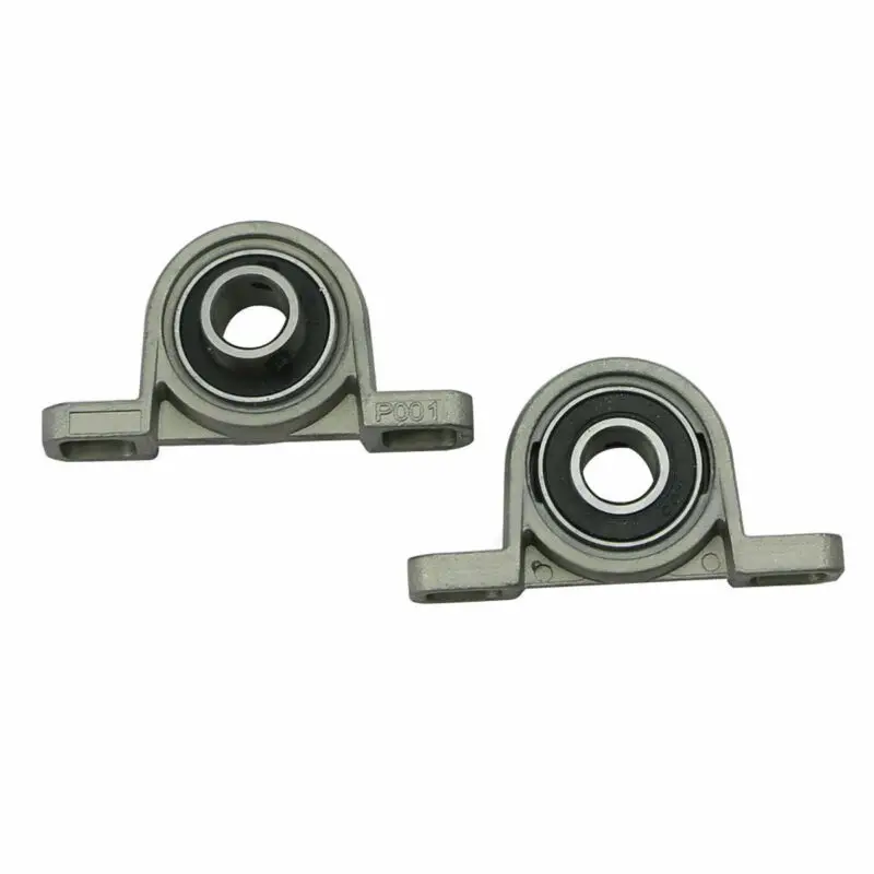 

2pcs 12mm horizontal and vertical bearing ball bearing seat P001 vertical bearing, supported by screws