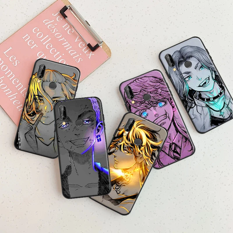 

Japanese Anime Tokyo Revengers Phone Case For Huawei P Smart Z 2019 2021 P20 P30 P40 P40 Lite Pro Soft silicone Cover Fundas