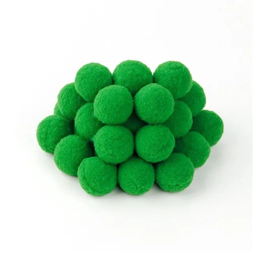 dp green 8/10/15/20/25/30 мм помпон Искусственные цветы Материал мягкий помпон Пушистый Плюшевый мяч поделки своими руками помпоном домашний декор швейная фурнитура - Цвет: dp green