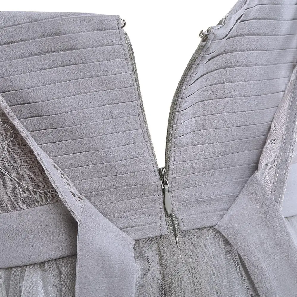 Платье Feeshow женское Шифоновое без рукавов Элегантное Длинное Вечернее бальное