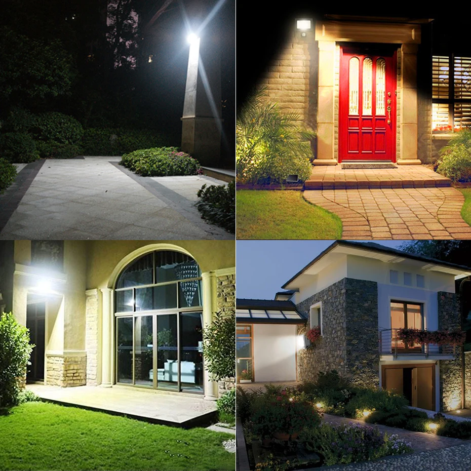 

PIR Motion Sensor LED Floodlight 10W 20W 30W 50W Ultra Thin Led Flood Light Spotlight Outdoor 220V Waterproof Outdoor Wall Lamp
