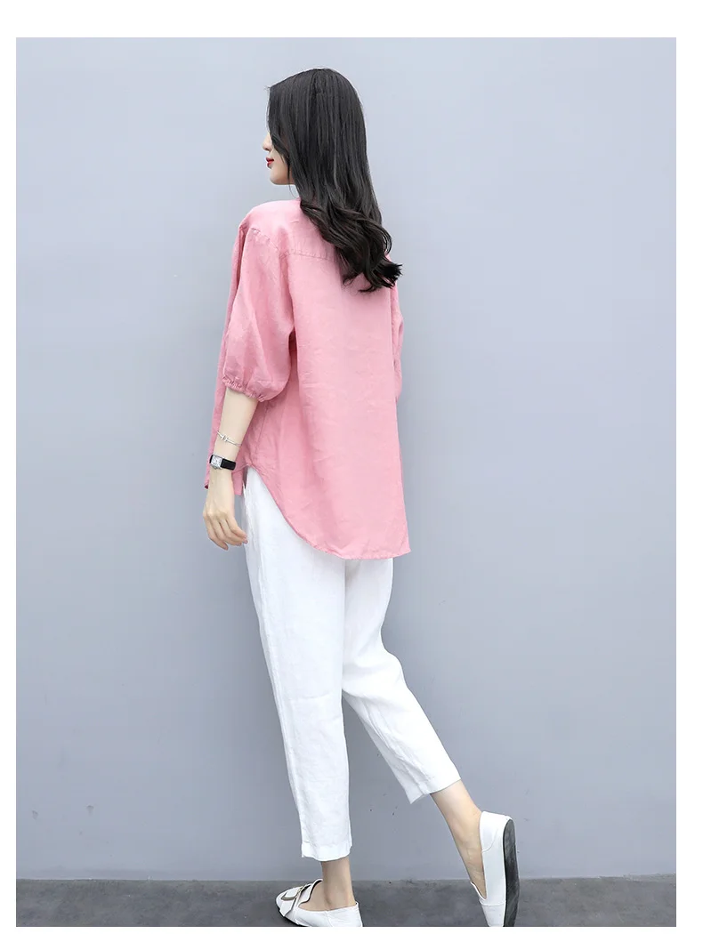 Женский комплект из 2 предметов повседневный топа с V образным вырезом и белых