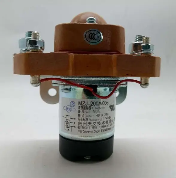 

TIANYI 50A High Voltage 48V 60V 72V DC NO NC Auxiliary Contactor 380V and Magnetic Latching Contactor