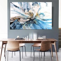 colorful ocean large abstract poster canvas art landscape oil painting wall pictures for living room modern no frame