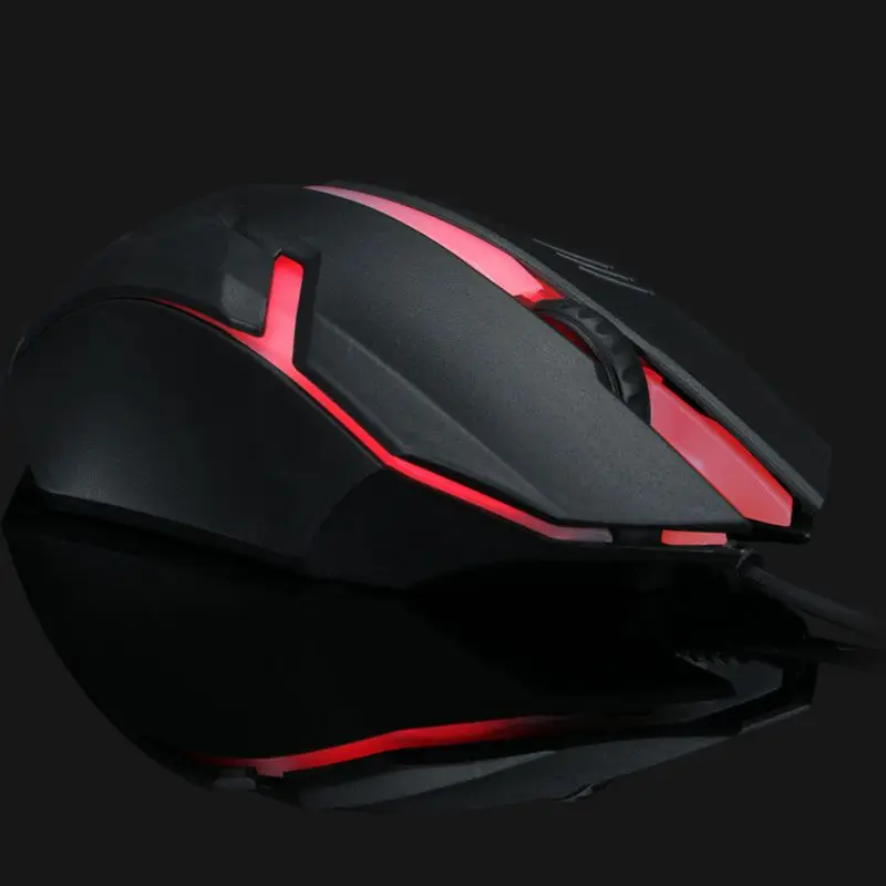 Проводная игровая мышь USB 1200 DPI электронная спортивная игра RGB Светящиеся