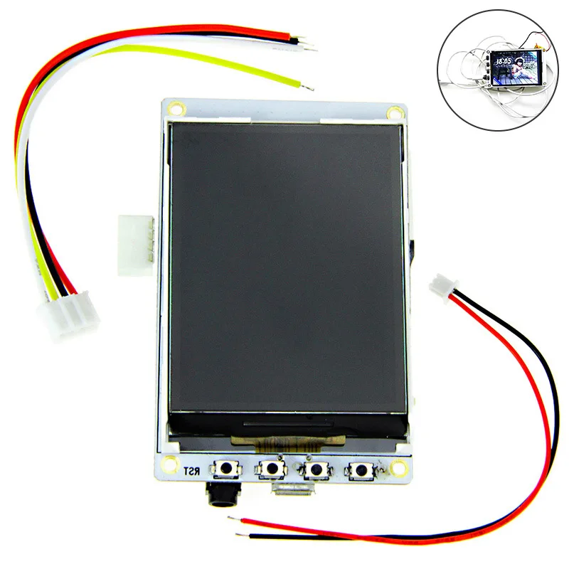 ESP32 TM музыкальные альбомы 2 4 дюйма TFT PCM5102A SD WiFi модуль Bluetooth плата KQS8|Беспроводные