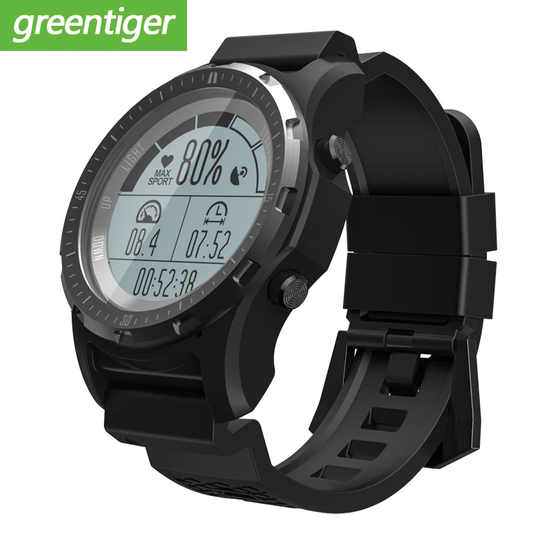 Мужские наручные часы S966 с GPS фитнес трекером пульсометром спортивные умные