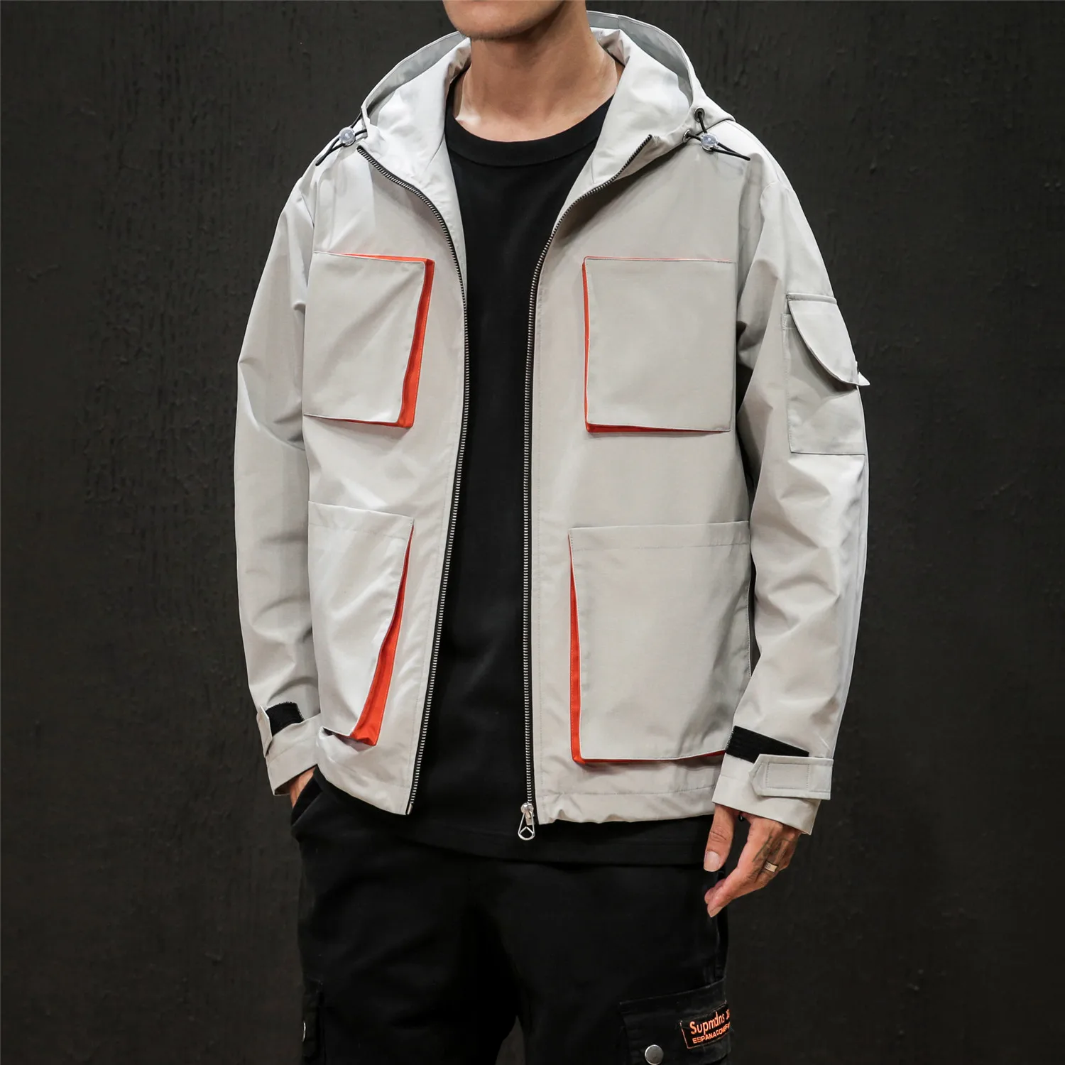 Накладной карман для мужчин Chore Куртка Рабочая Спортивная ветровка пальто хип