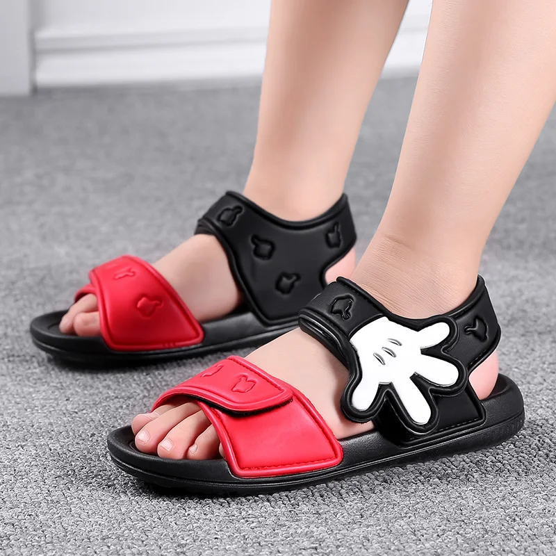 

Children Beach Shoes Summer Comfortable Baby Sandals Cartoon Kids Boys Sandalias Reflective Soft Sole Casual Toddler Girls Shoes