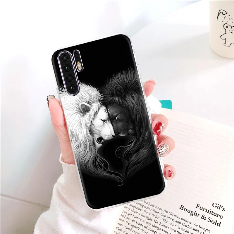 

Lovely Animal Print Soft Protector Cover P40 Mate 20 Pro Honor 20 Silicone TPU Phone Case for Huawei P30 Pro Huawei P30 P20 Lite