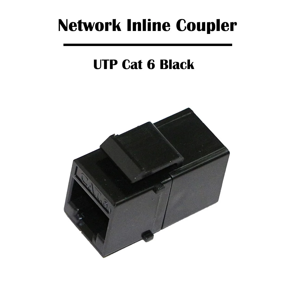 Сетевой встраиваемый соединитель UTP Cat 6 200 шт./лот Белый/Черный гнездо-гнездо Keystone